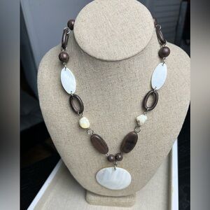 Cookie Lee Shell & Bead Necklace